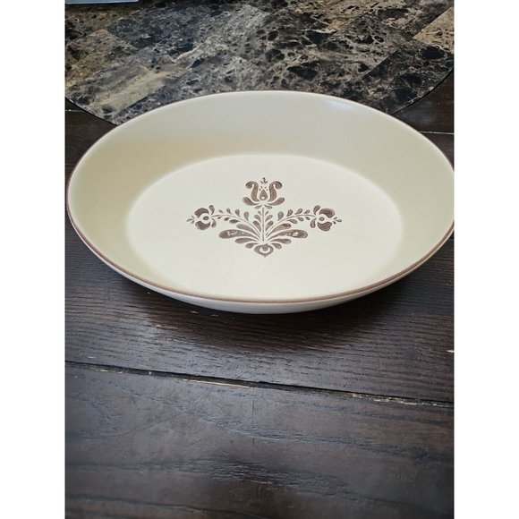 PFALTZGRAFF STONEWARE Village Pattern #241 Oval Baking Dish Vintage 1960s - Picture 1 of 5